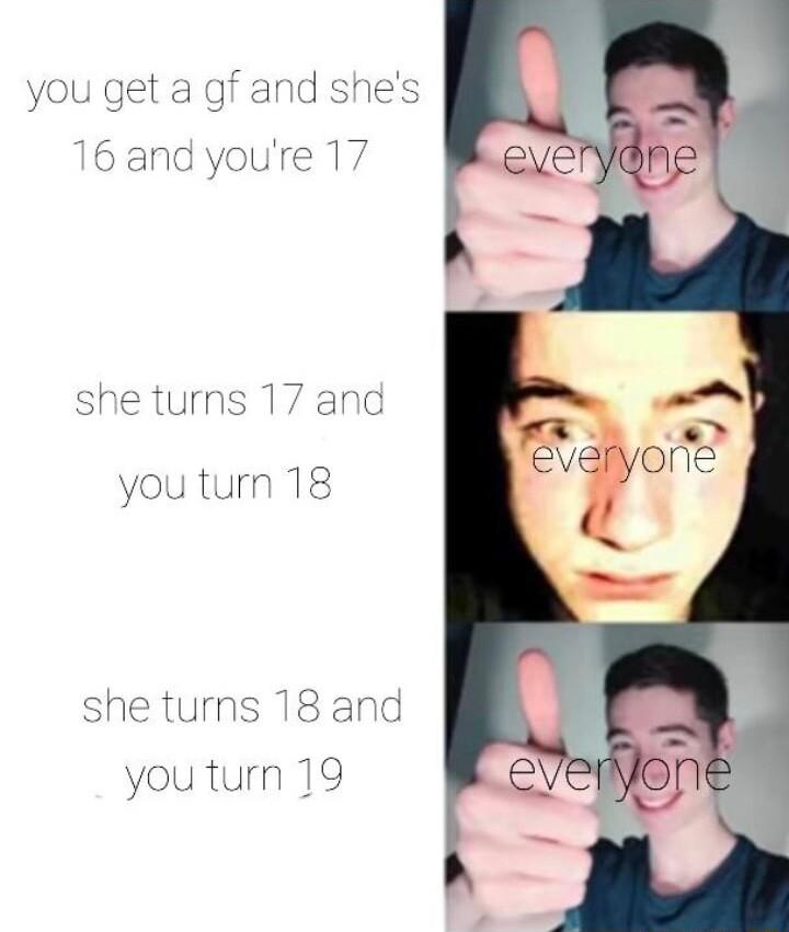 she turns 17 and you turn 18 she turns youturn 1