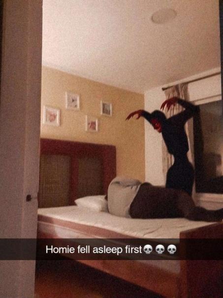 Homie fell asleep first