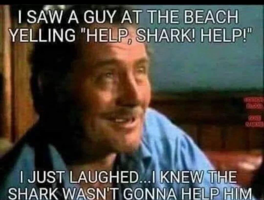 I SAW A GUY AT THE BEACH YELLING 