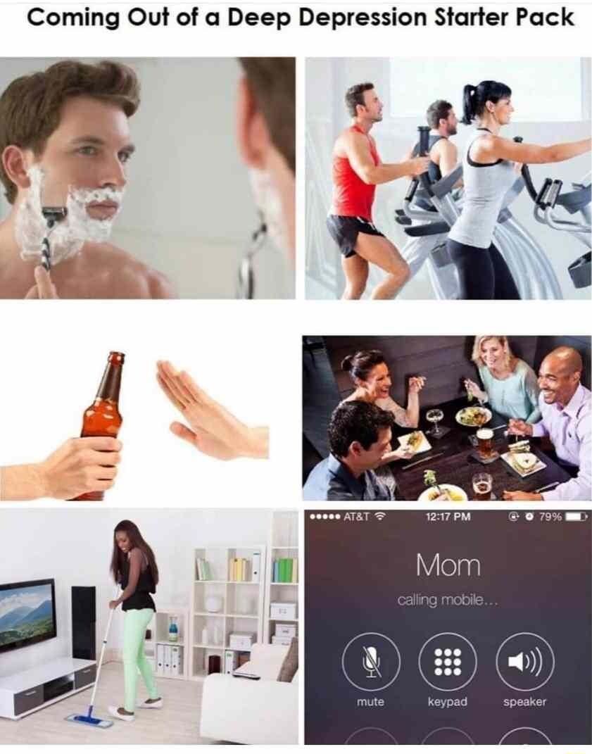 Coming Out of a Deep Depression Starter Pack