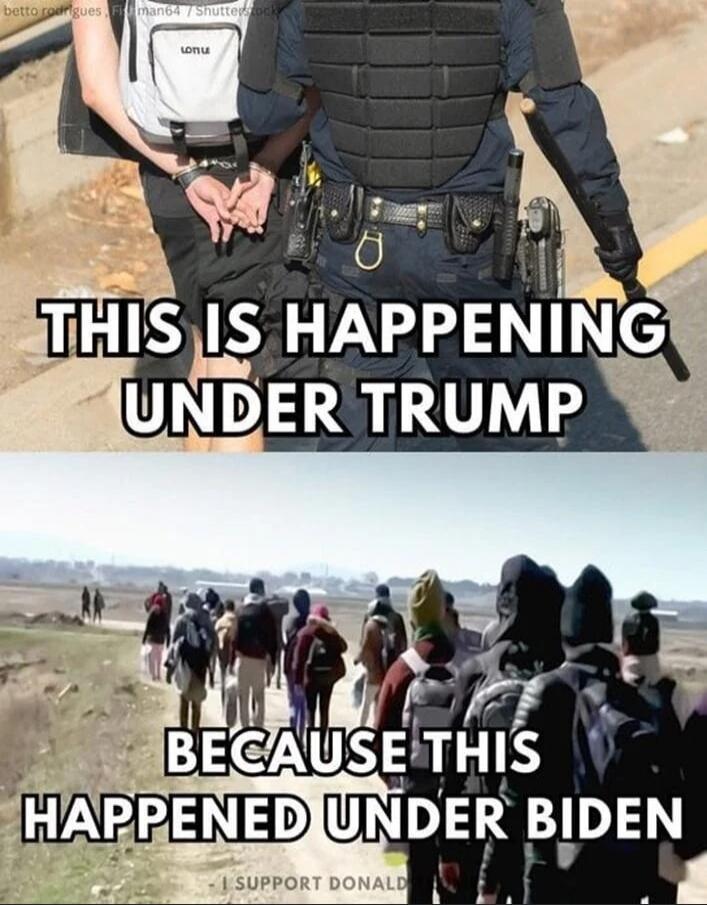 THIS IS HAPPENING UNDER TRUMP
BECAUSE THIS HAPPENED UNDER BIDEN