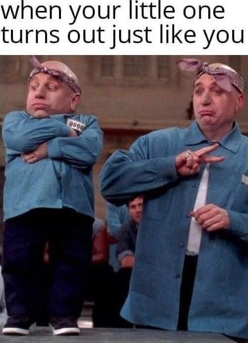 when your little one turns out just like you Bl