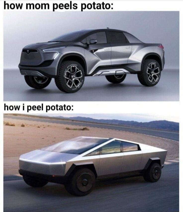 how mom peels potato