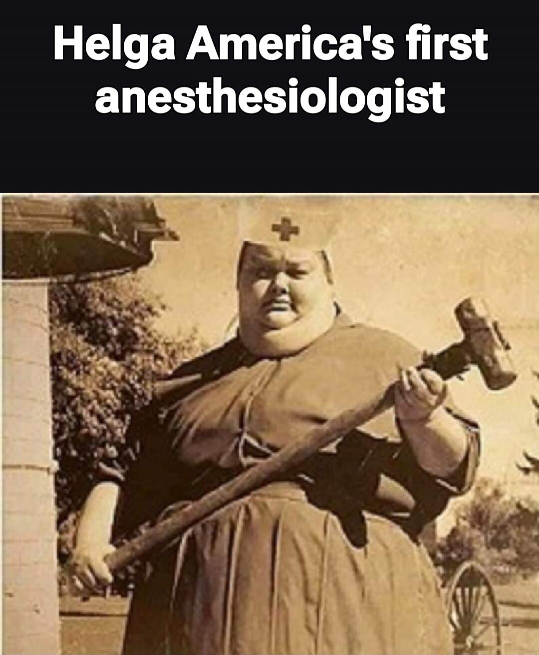 Helga America's first anesthesiologist