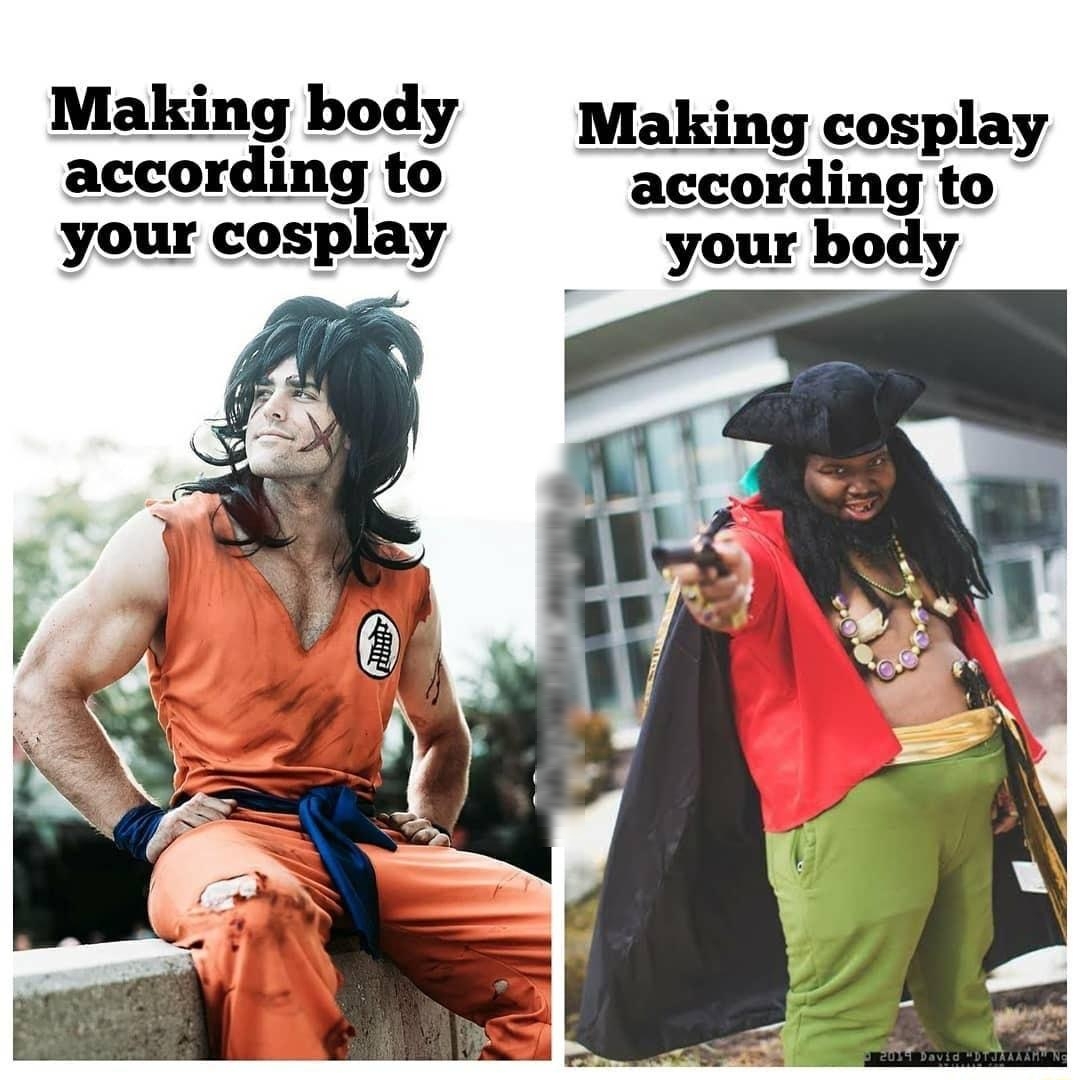 Making body Making cosplay according to according to your cosplay your body