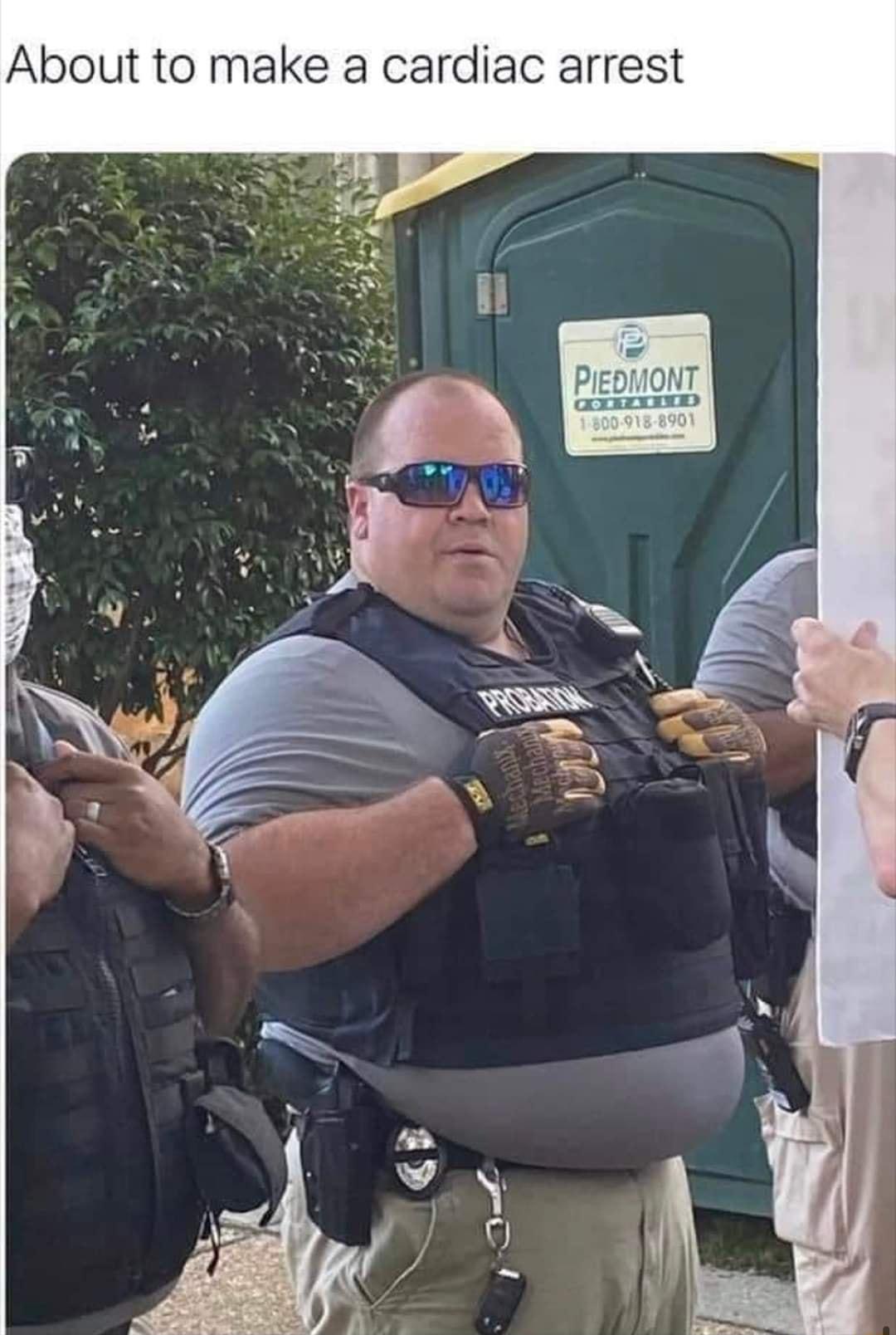 About to make a cardiac arrest