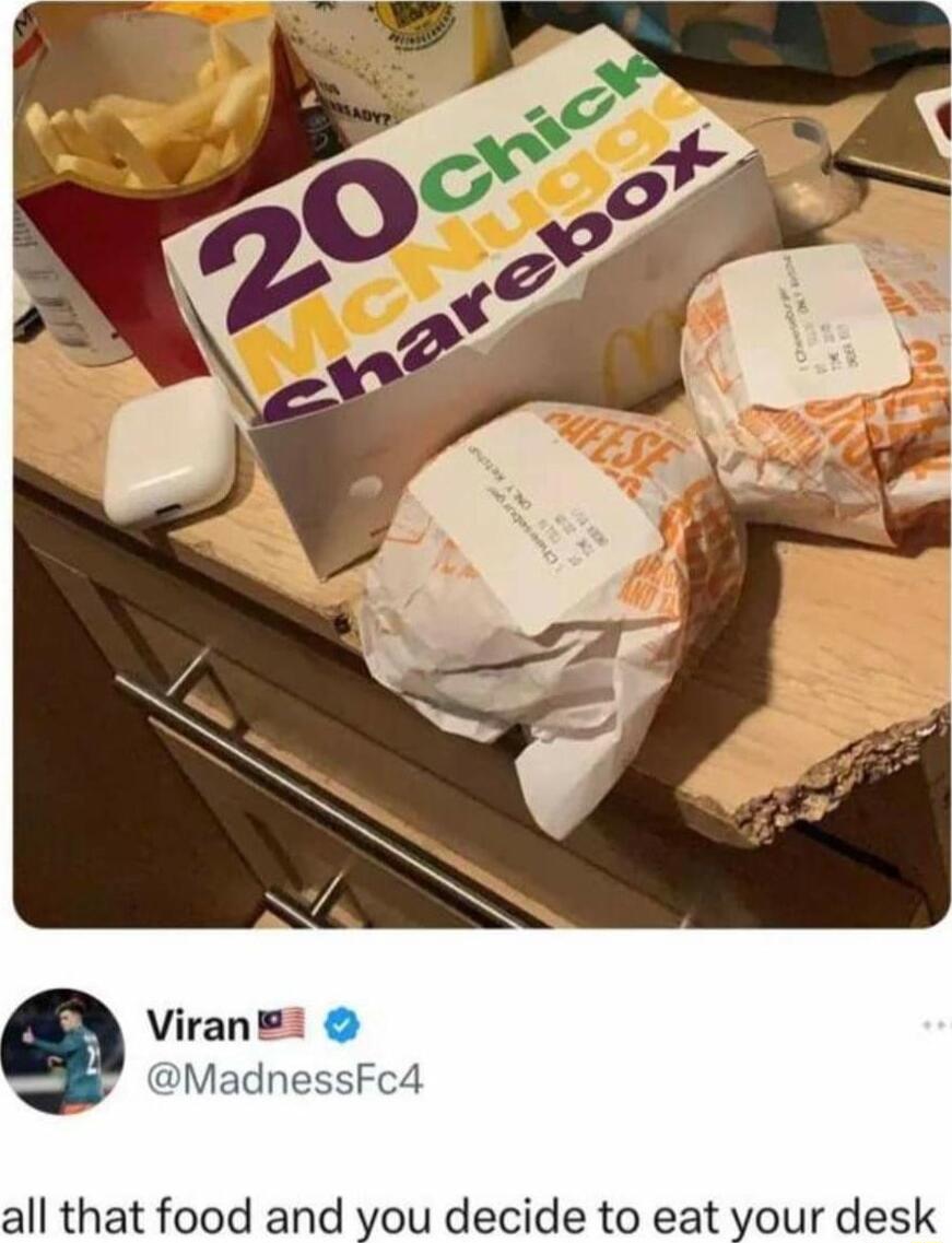 Viran1 Madnes all that food and