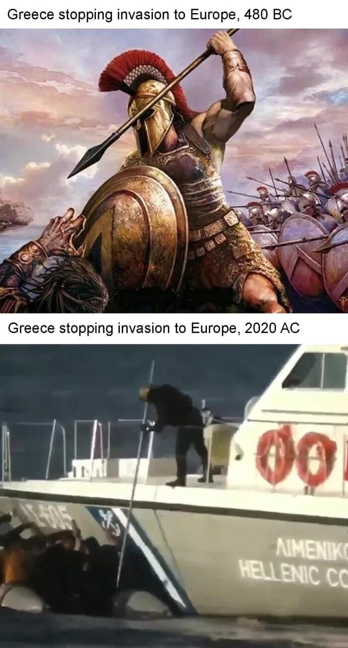 Greece stopping invasion to Europe 480 BC
