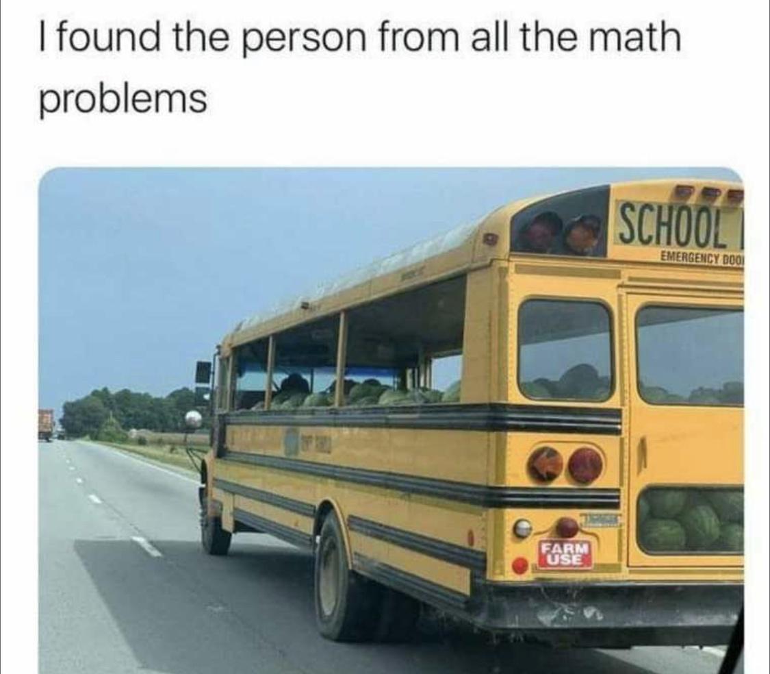 found the person from all the math problems