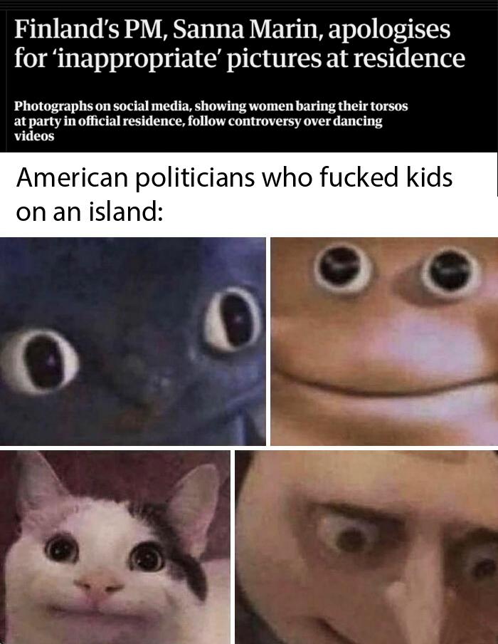 AR ENTOER S BRER BB T R s B for inappropriate pictures at residence Photographs on social media showing women baring their torsos at party in official residence follow controversy over dancing videos American politicians who fucked kids on an island