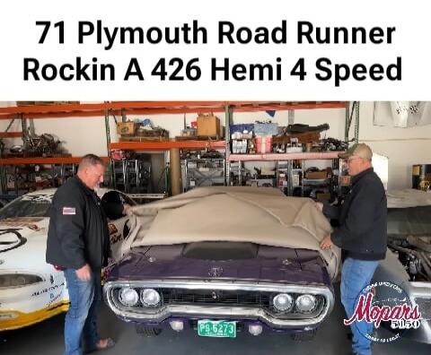 71 Plymouth Road Runner Rockin A 426 Hemi 4 Speed