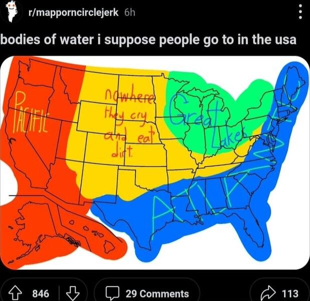 rmapporncirclejerk bodies of water i suppose people go to in the usa 4 846 4 29 Comments w13