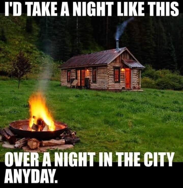 I'D TAKE A NIGHT LIKE THIS OVER A NIGHT IN THE CITY ANYDAY.