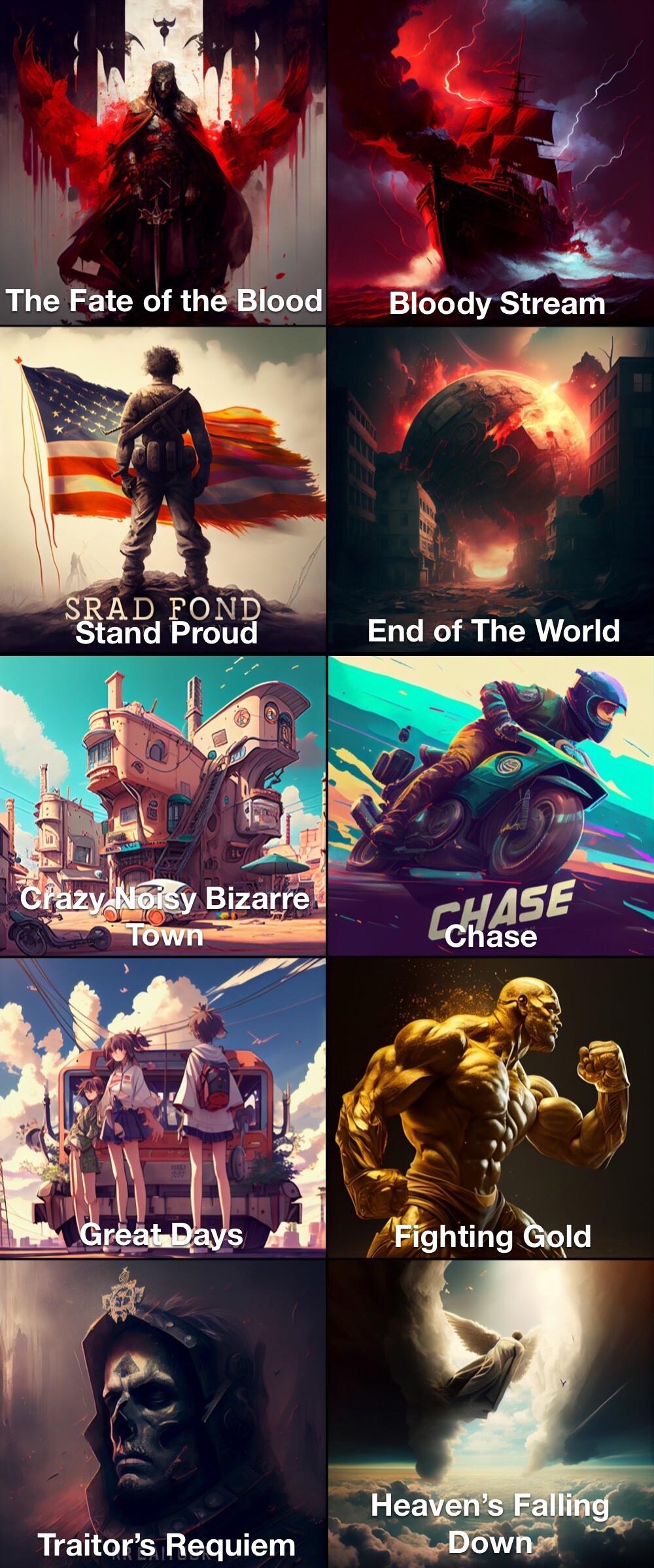 The Fate of thelood Bloody Stream A D l and End of The World Traitors Requiem