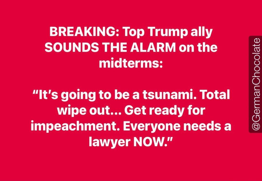 BREAKING: Top Trump ally SOUNDS THE ALARM on the midterms: 