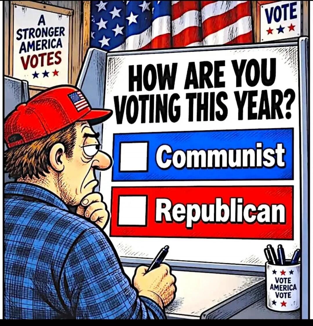 A STRONGER AMERICA VOTES VOTE HOW ARE YOU VOTING THIS YEAR? Communist Republican VOTE AMERICA VOTE
