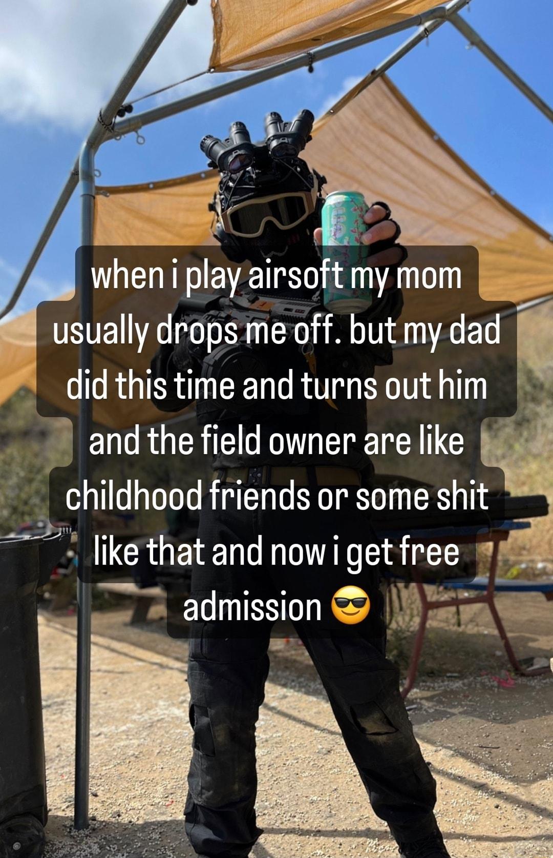 did this time and turns out him and the field owner are like 4 childhood friends or some shit like that and nowi get free 18 admission e