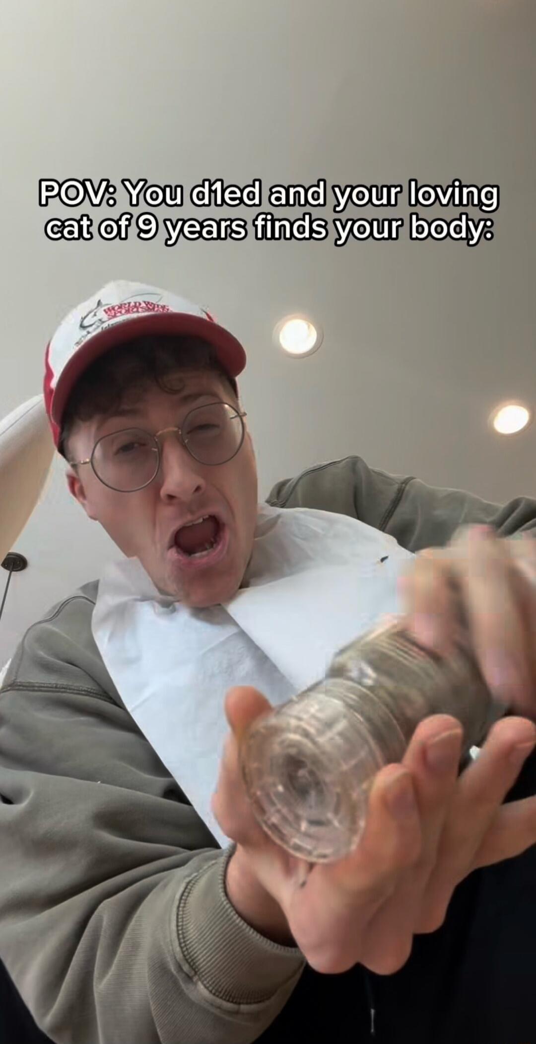 POV: You died and your loving cat of 9 years finds your body: