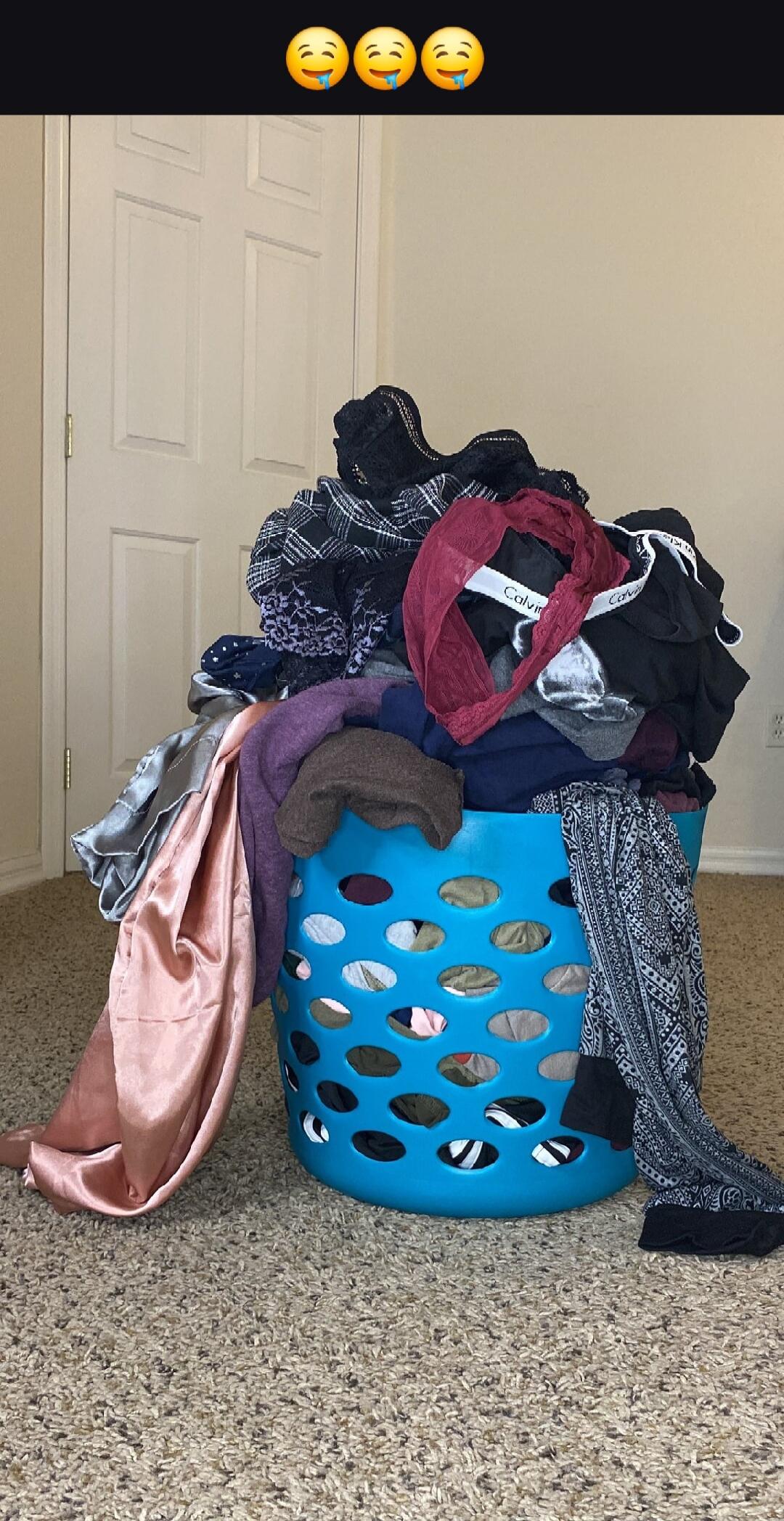 Drooling face emojis. Calvin Klein.