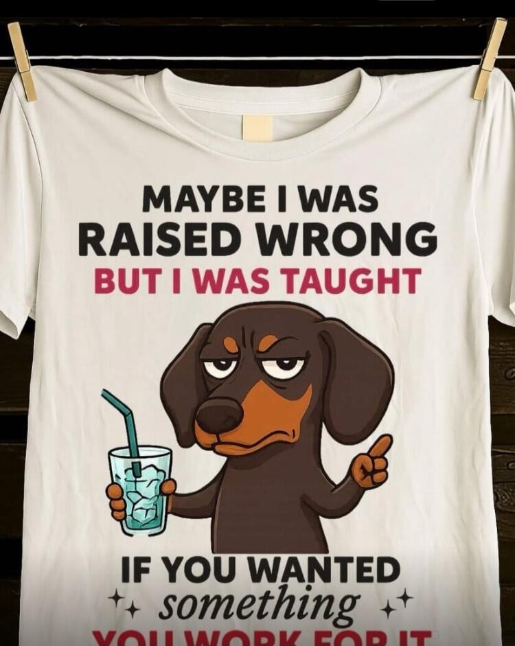 MAYBE I WAS RAISED WRONG BUT I WAS TAUGHT IF YOU WANTED something YOU WORK FOR IT