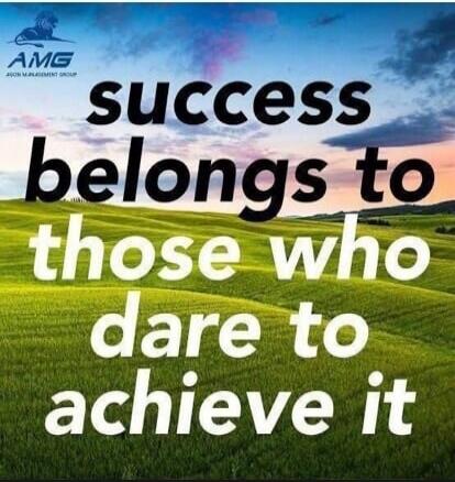 success belongs to those who dare to achieve it. AMG AXON MANAGEMENT GROUP