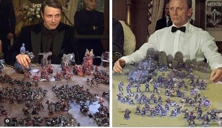 E magicmuses Follow Ultra Marines Mr Bond How utterly predictable cast Da Jump and put my 30 Ork Boyz directly behind your lines Now will you save your reserves Or put your tanks at the mercy of my Stompa WAAAGH Mr Bond