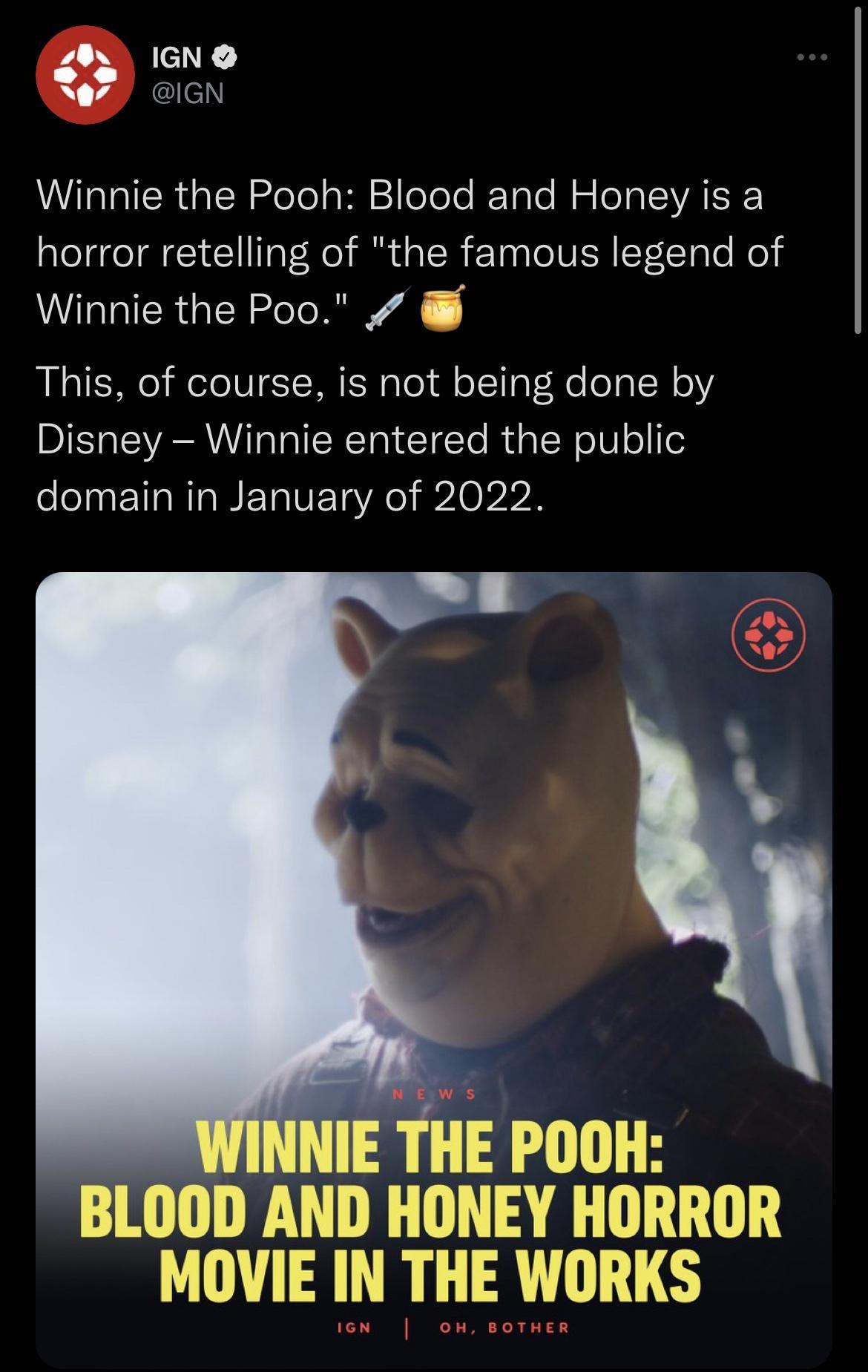 VITRaITR g R aloTe st loTole KTalo N sRI VALK horror retelling of the famous legend of Winnie the Poo This of course is not being done by DISTa VAR WiTalalRTaleTgTe RuatN el oTe domain in January of 2022 A WSSSWINNIE THE PoOH BLOOD AND HONEY HORROR MOVIE IN THE WORKS
