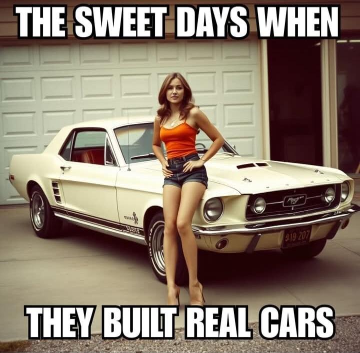 THE SWEET DAYS WHEN THEY BUILT REAL CARS