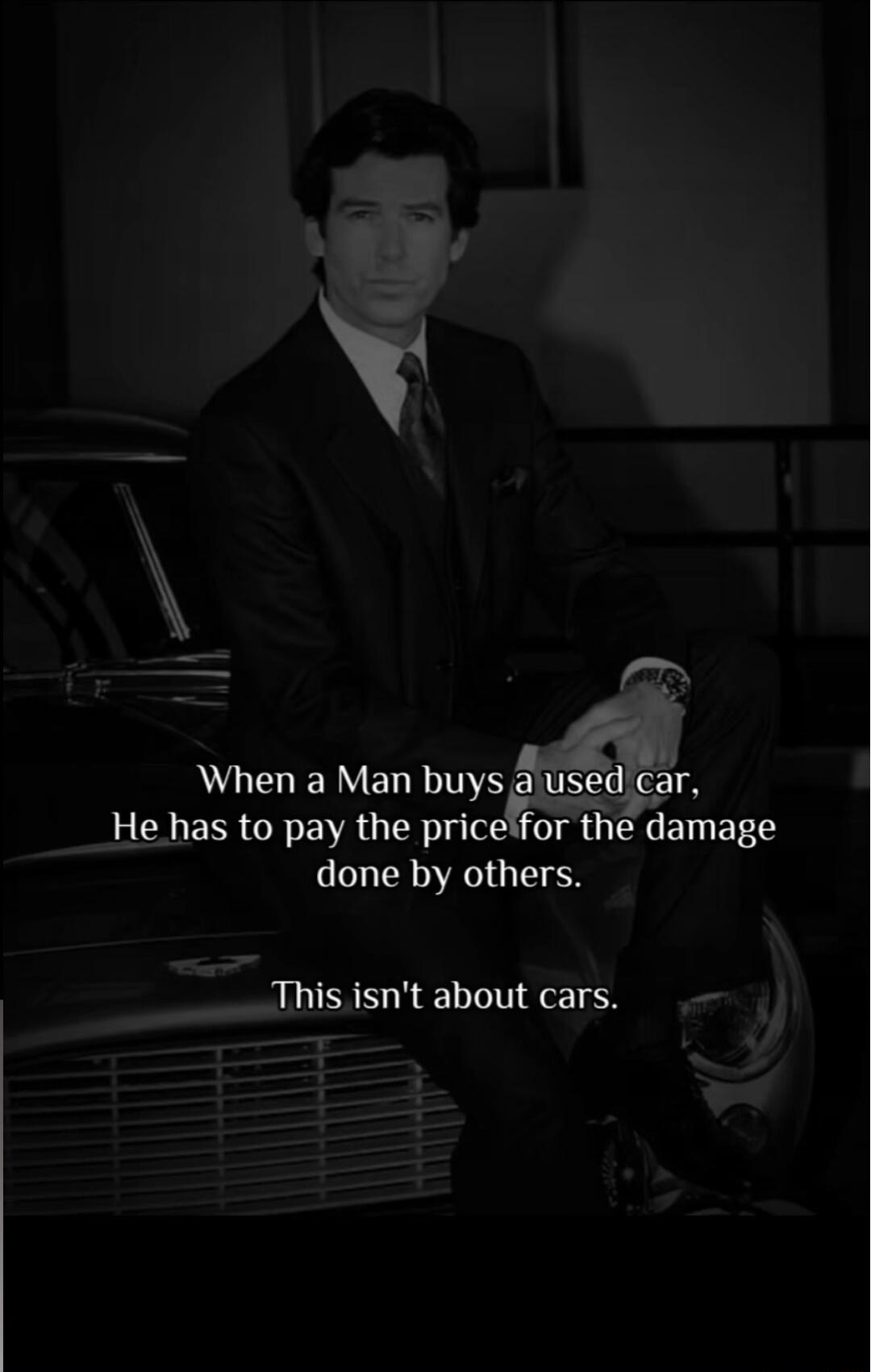 AL ERERINT RERMESRGRENR Gl pricerfor the damage done by others This isnt about cars
