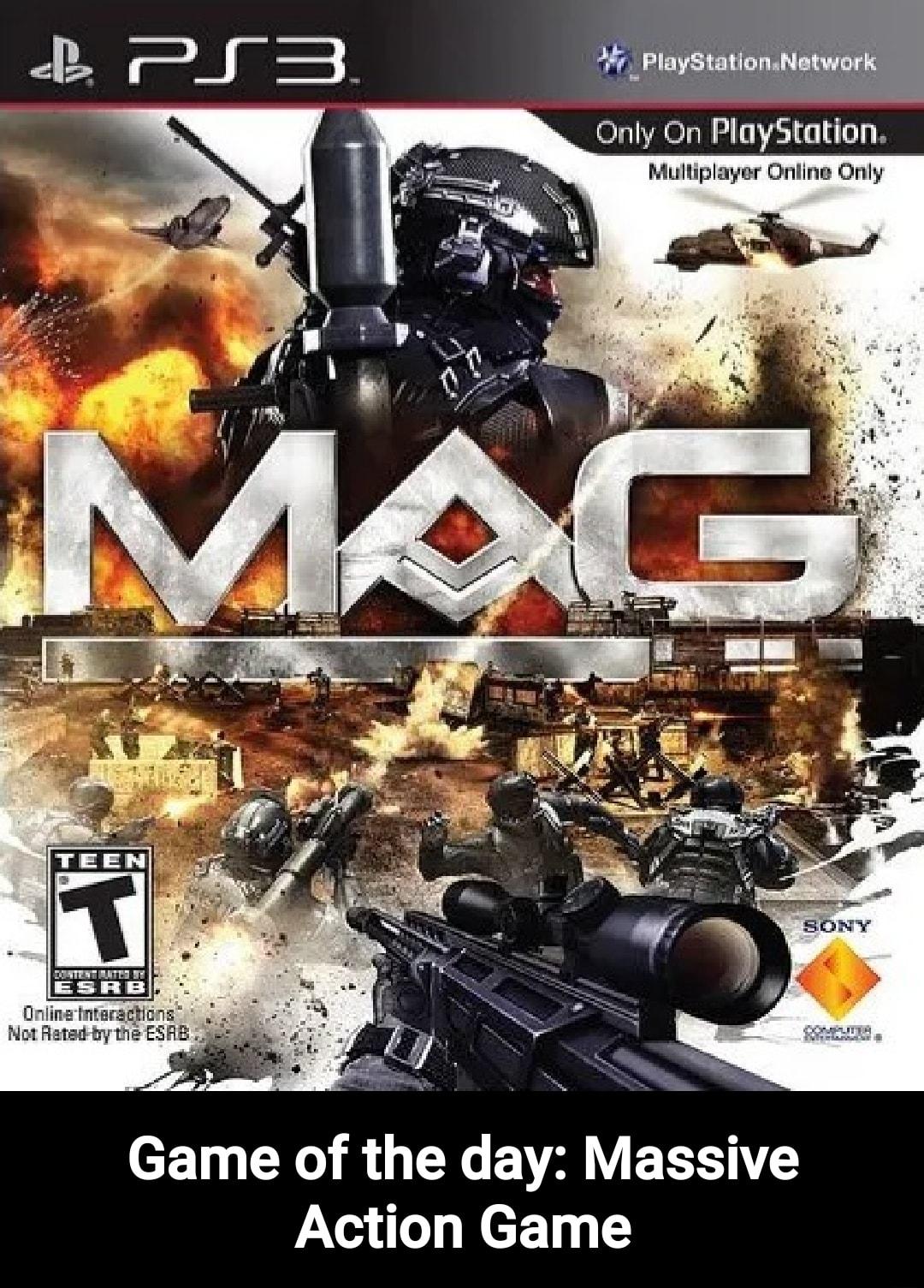 Only On PlayStation ALERES Game of the day Massive Action Game