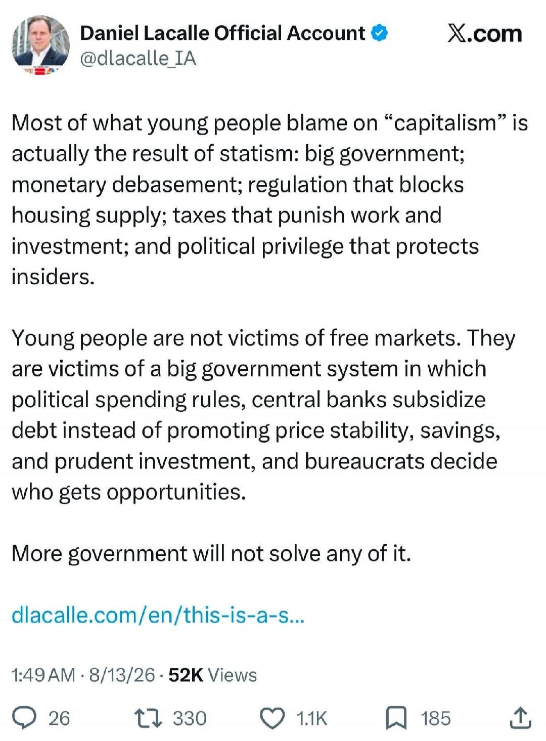 Most of what young people blame on 