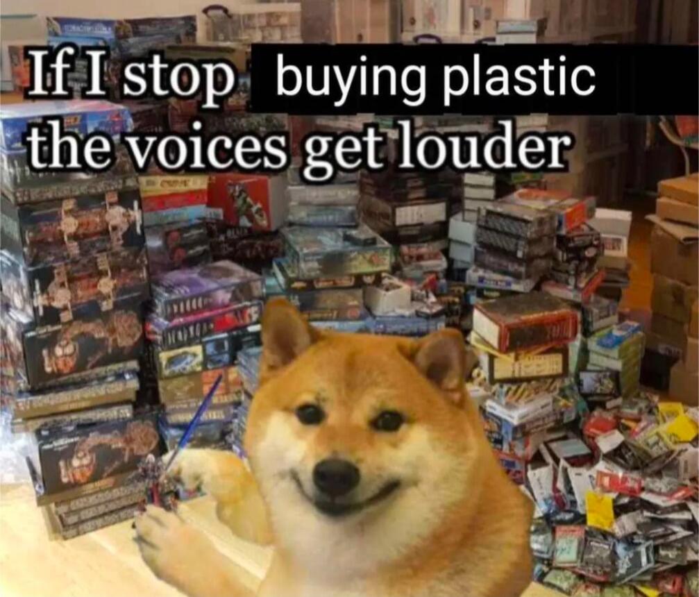 If I stop buying plastic the voices get louder