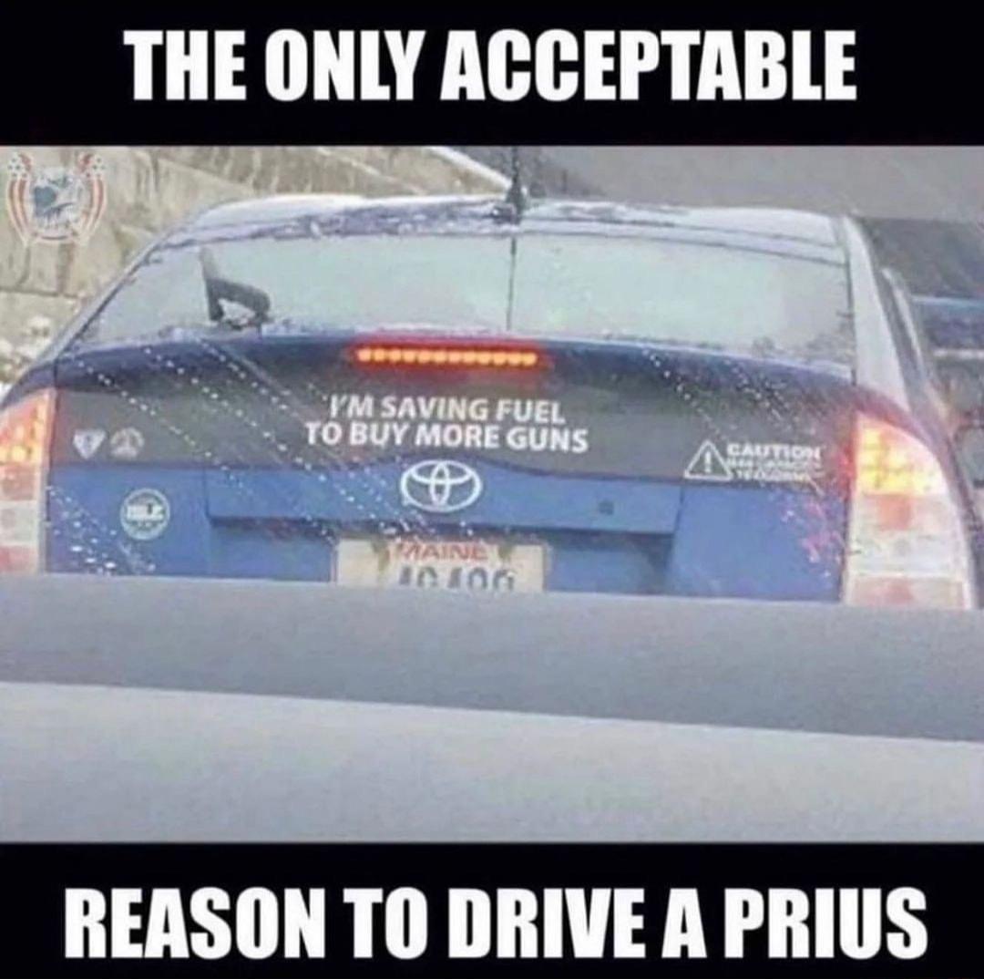 THE ONLY ACCEPTABLE hm FW REASON TO DRIVE A PRIUS