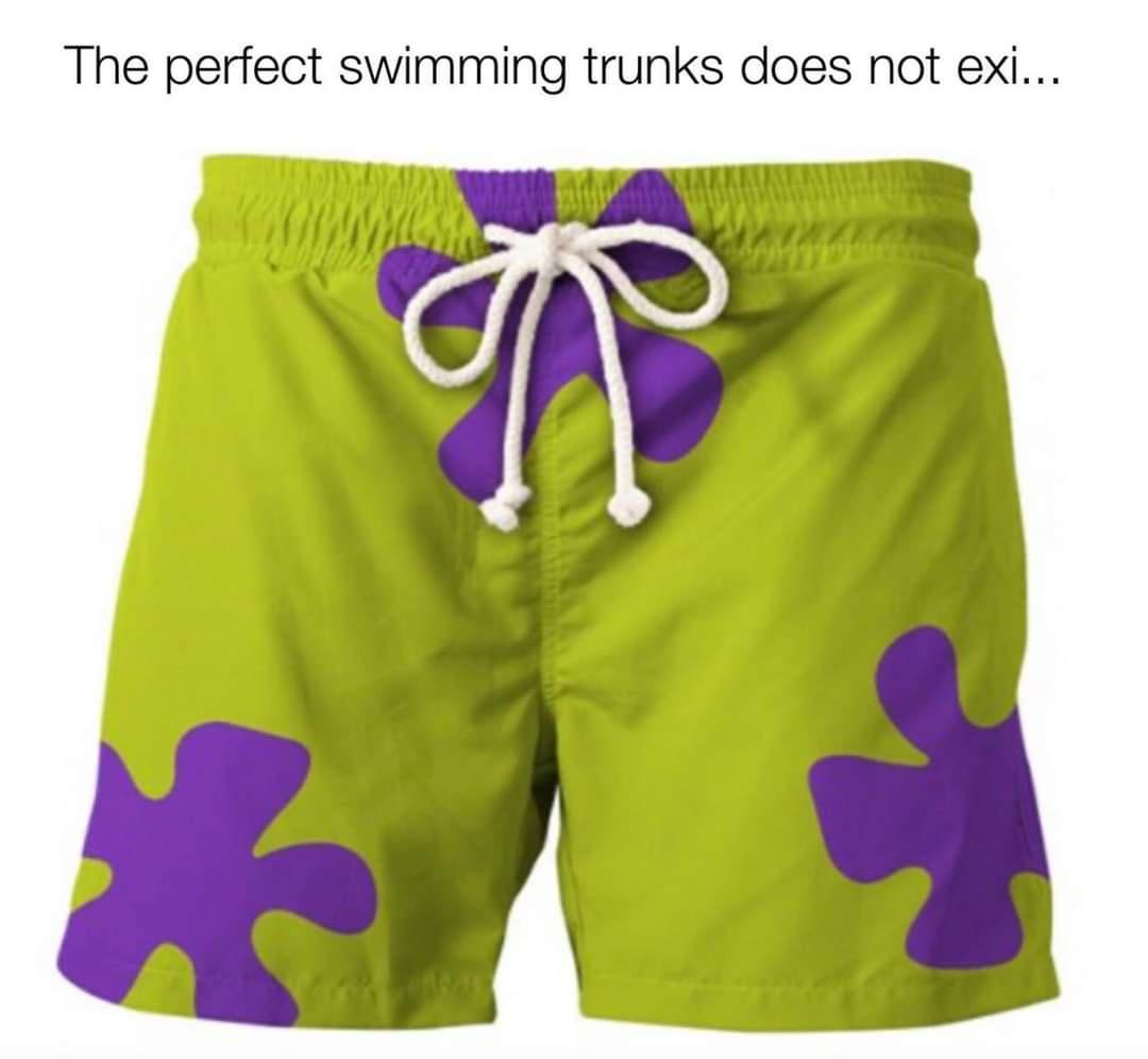 The perfect swimming trunks does not exi