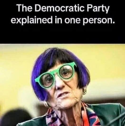 The Democratic Party explained in one person.