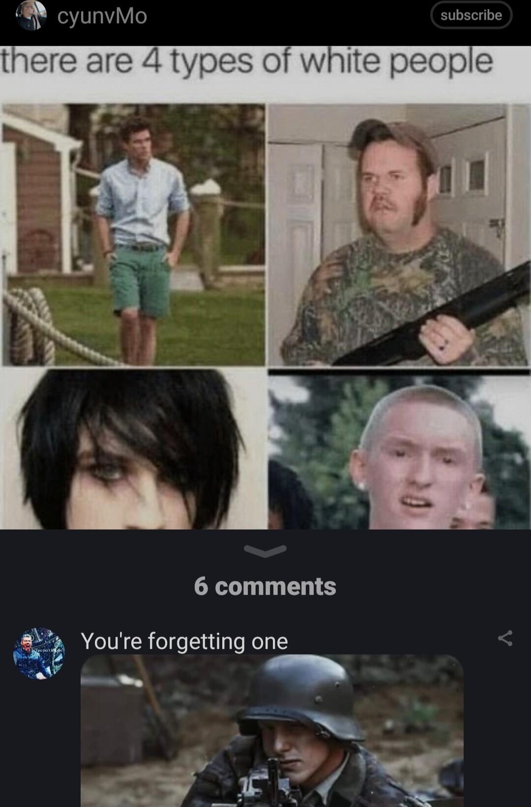 AR cyunvMo 6 comments Youre forgetting one