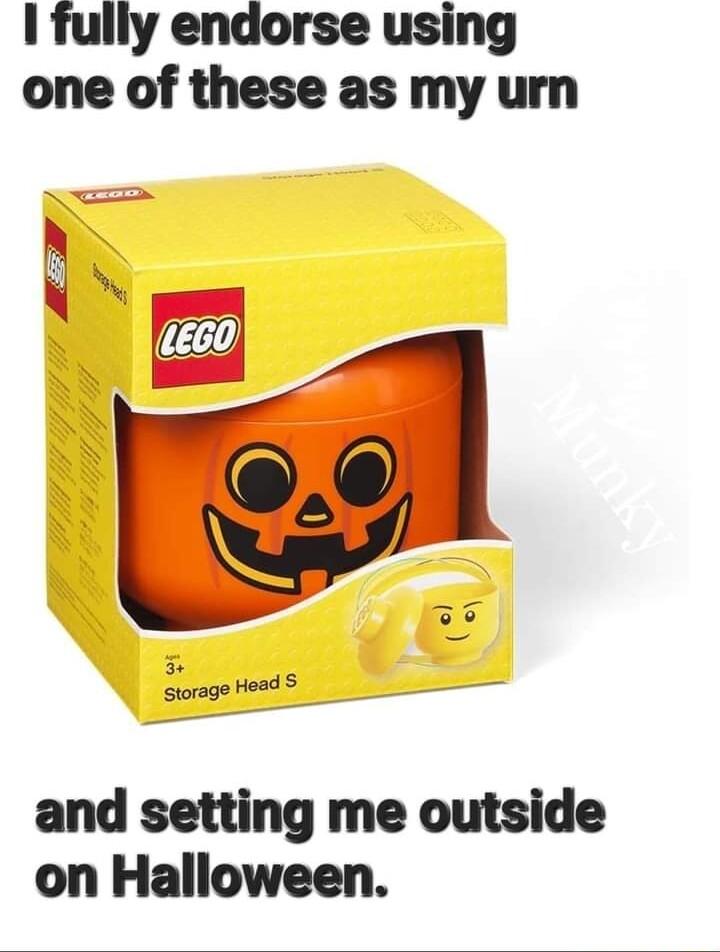 fully endorse using one of these as my urn and setting me outside on Halloween
