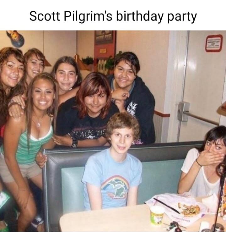 Scott Pilgrims birthday party I
