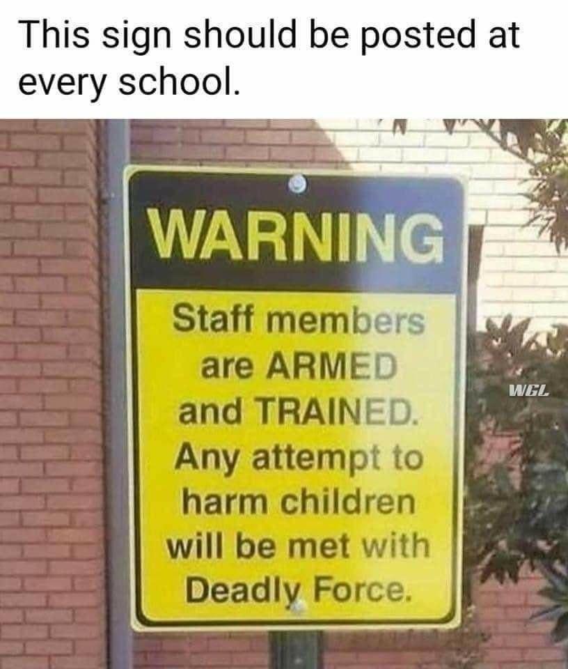 This sign should be posted at every school