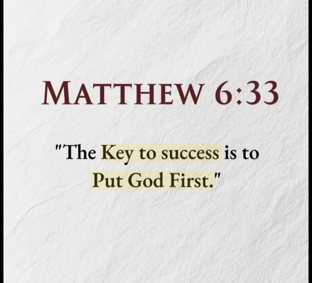 MATTHEW 6:33 