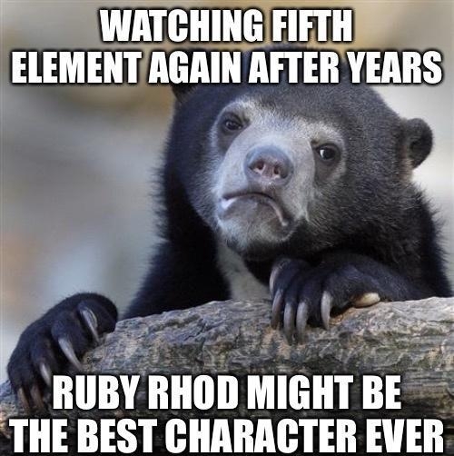 _WAIGIIIQHFIII ELEMENT AIAIH AFIEIl YEAIIS IIIIIIY RHOD MIGHT BE IIIE BEST CHARACTER EVER