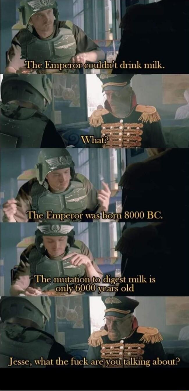 Thc mutationitofdigest milk is only 600 yc S old Jesse what the fuck ar vyou ullkmg about