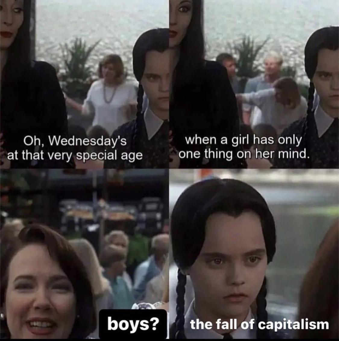 Oh Wednesdays when a girl has only EGE LR CEER T one thing onher mind