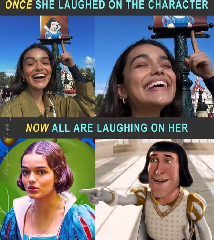 ONCE SHE LAUGHED ON THE CHARACTER