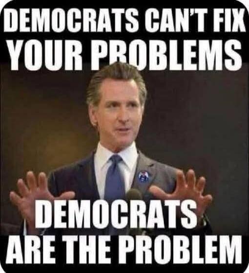 DEMOCRATS CAN'T FIX YOUR PROBLEMS DEMOCRATS ARE THE PROBLEM