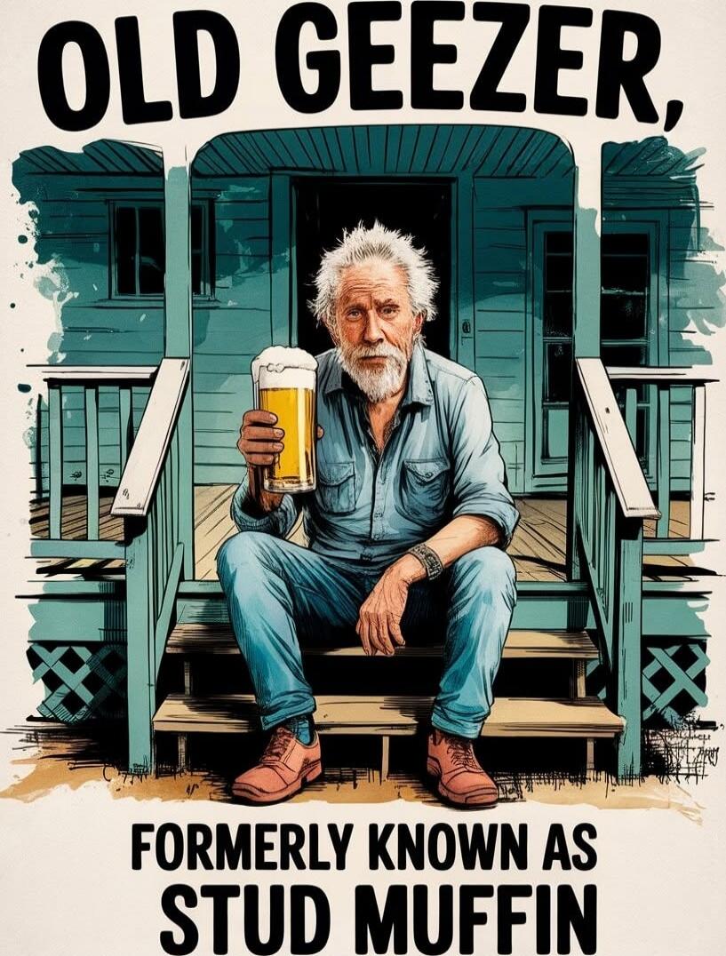 OLD GEEZER, FORMERLY KNOWN AS STUD MUFFIN