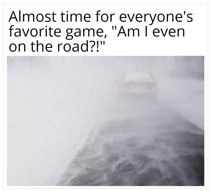 Almost time for everyones favorite game Am even on the road