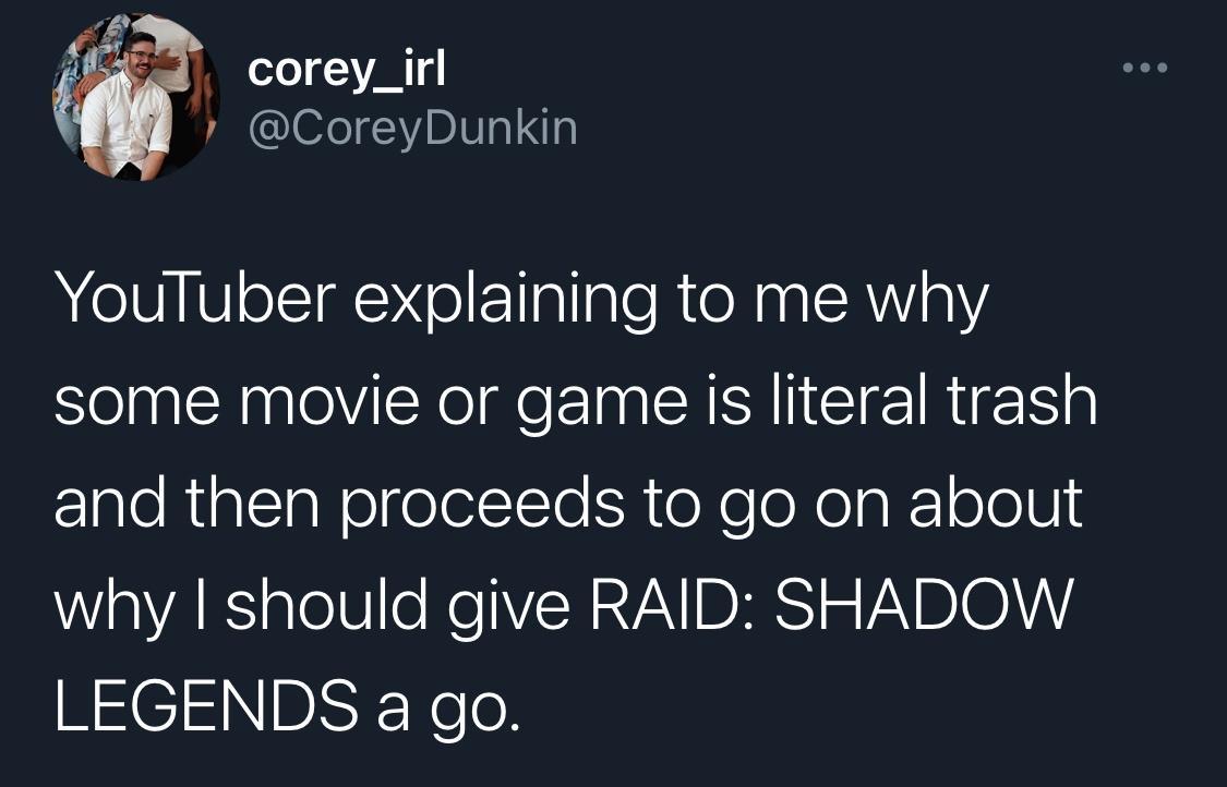 3 corey_irl 1 CoreyDunkin MeIV IVo1TV4e EEllglIpTe RN aa EAi0Y some movie or game is literal trash claloRialclalefolelTsTe SR e N e oRolal 1eTeU1 WV aVARS e8 lo ReER RVAN DRI 2 VAN BIOMY RCISNDN Nelo