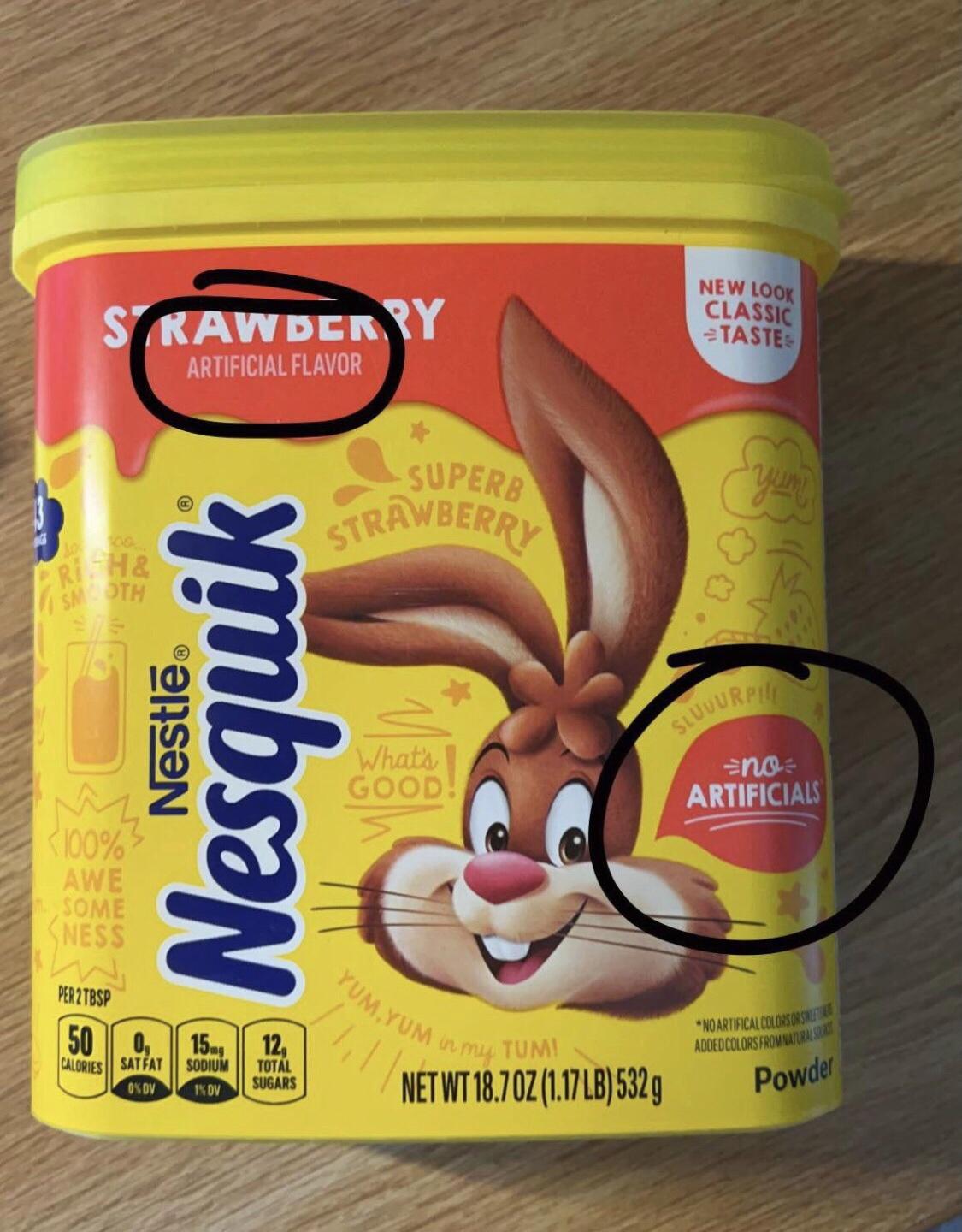 S KAwWDERY ARTIFICIAL FLAVOR no ARTIFICIAL