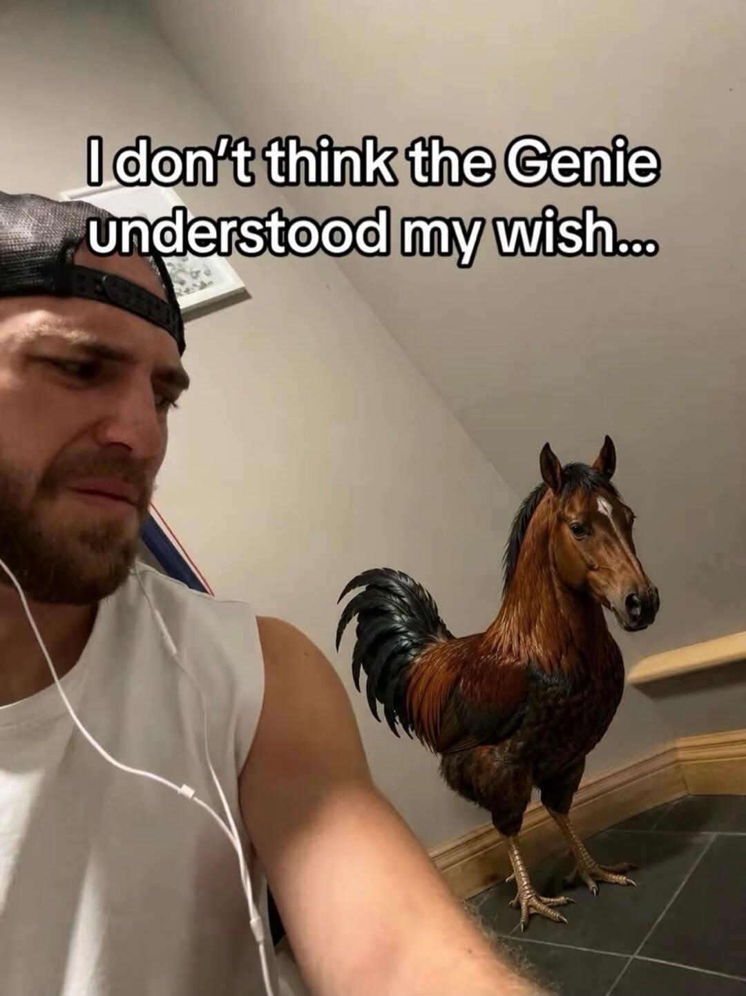 I don't think the Genie understood my wish...